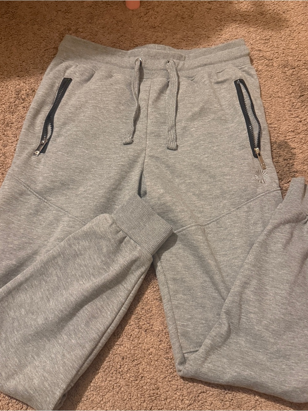 Akademiks large Gray Athletic Jogger Pants - Lightweight Comfort mens pockets